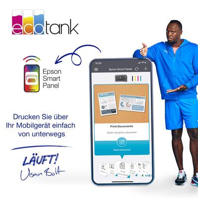 EcoTank ET-4850 A4-Multifunktions-Wi-Fi-Tintentankdrucker, mit einem im Lieferumfang enthaltenen Vorrat an Tinten bis zu 3 Jahren