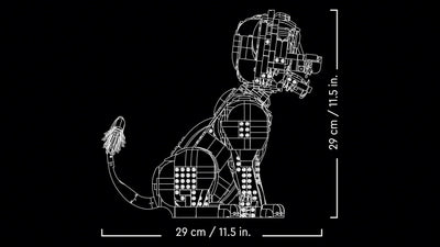 LEGO ǀ Disney Simba, der junge König der Löwen, Bauspielzeug zum Sammeln mit kreativer Tierfigur, entspannende Aktivität für Erwachsene, Geschenkidee für Filmfans 43247