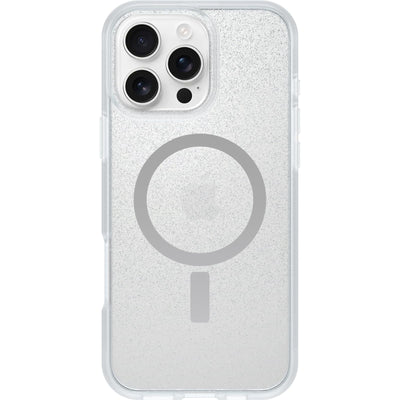 OtterBox Sleek Series MagSafe Hülle für iPhone 16 Pro Max, stoßfest, sturzsicher, ultraschlank, schützende Hülle, Getestet nach Militärstandard, Stardust, Keine Einzelhandelsverpackung