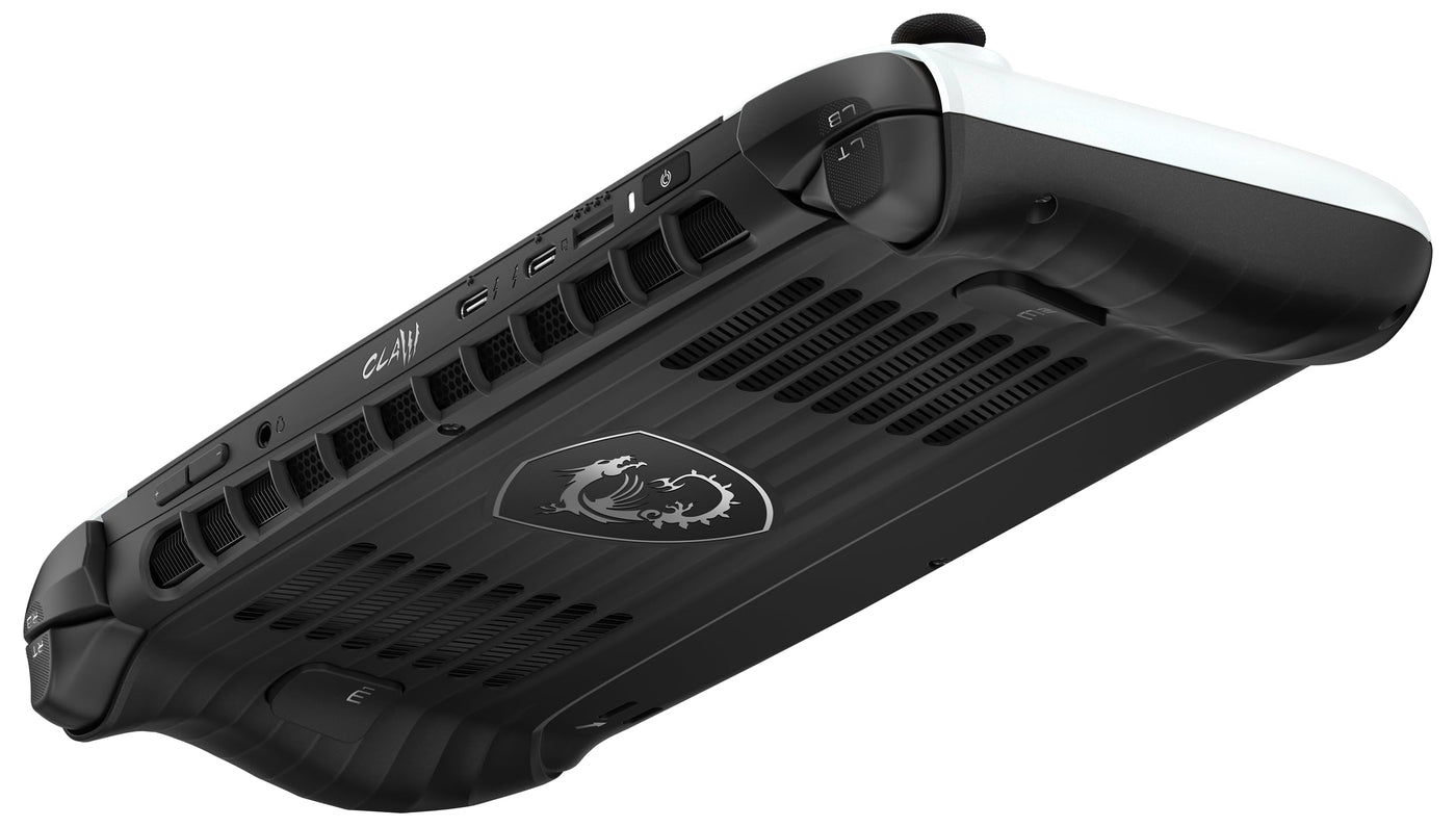 MSI Claw 8 AI+ Gaming Handheld, Polar Tempest Edition, 8 Zoll FHD+ 120 Hz Display, Intel Core Ultra 7 Prozessor 258V, 32 GB RAM, 2 TB SSD, Intel Arc Grafik, Windows 11 Home, Schwarz/Weiß, A2VM-091
