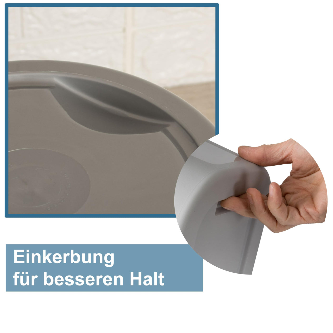 #11 Eimer mit Ausguss und Henkel - 5 Liter - grün - Putzeimer Haushalt Küche Bad Camping Kunststoff Eimer Haushaltseimer Wassereimer