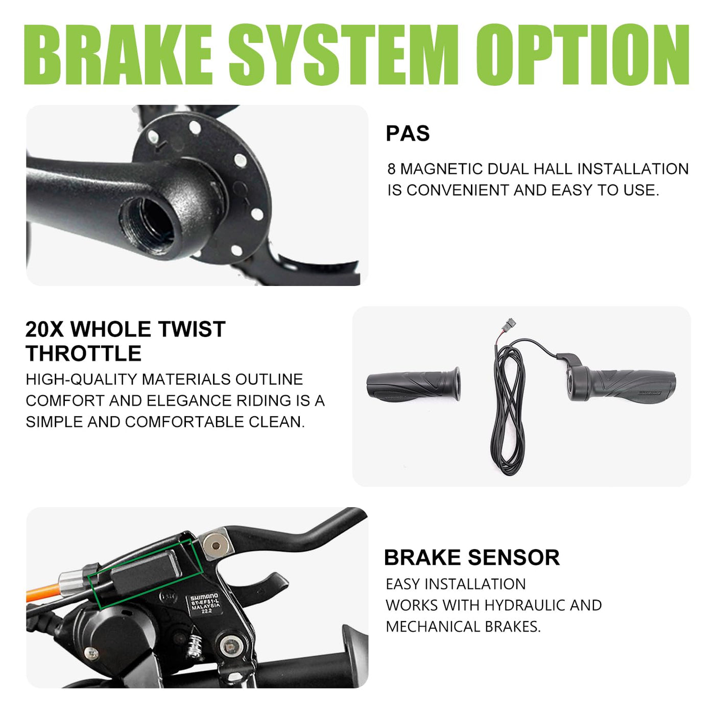 ESOULBIKE Elektrofahrrad-Umrüstkit für Schrauben-Nabenmotor hinten 52V 2000W - E-Bike-Umrüstkit kompatibel mit 26, 27,5 und 28 Zoll Rädern (Zoll, 28.0)