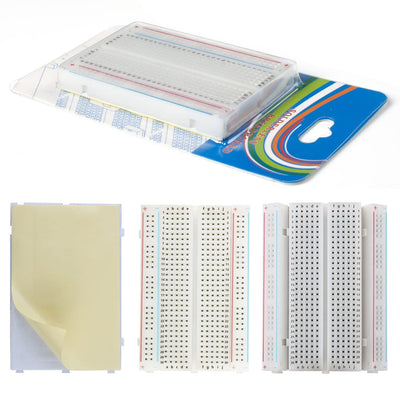 Miuzei Basic Starter Kit für Arduino Projekte mit Steckboard, Power Supply Modul, Jumperkabel, Resistors, LED, Elektronik Steckbrett Breadboard Set, Kompatibel mit Raspberry Pi