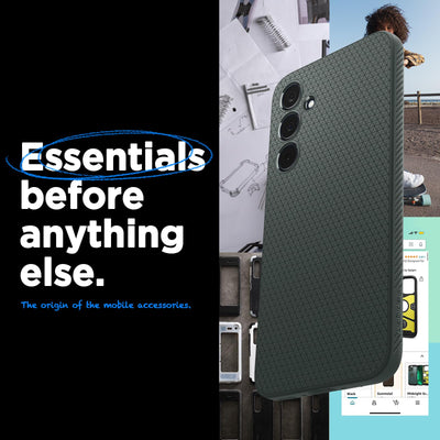 Spigen Liquid Air Hülle Kompatibel mit Samsung Galaxy A35 5G -Grün