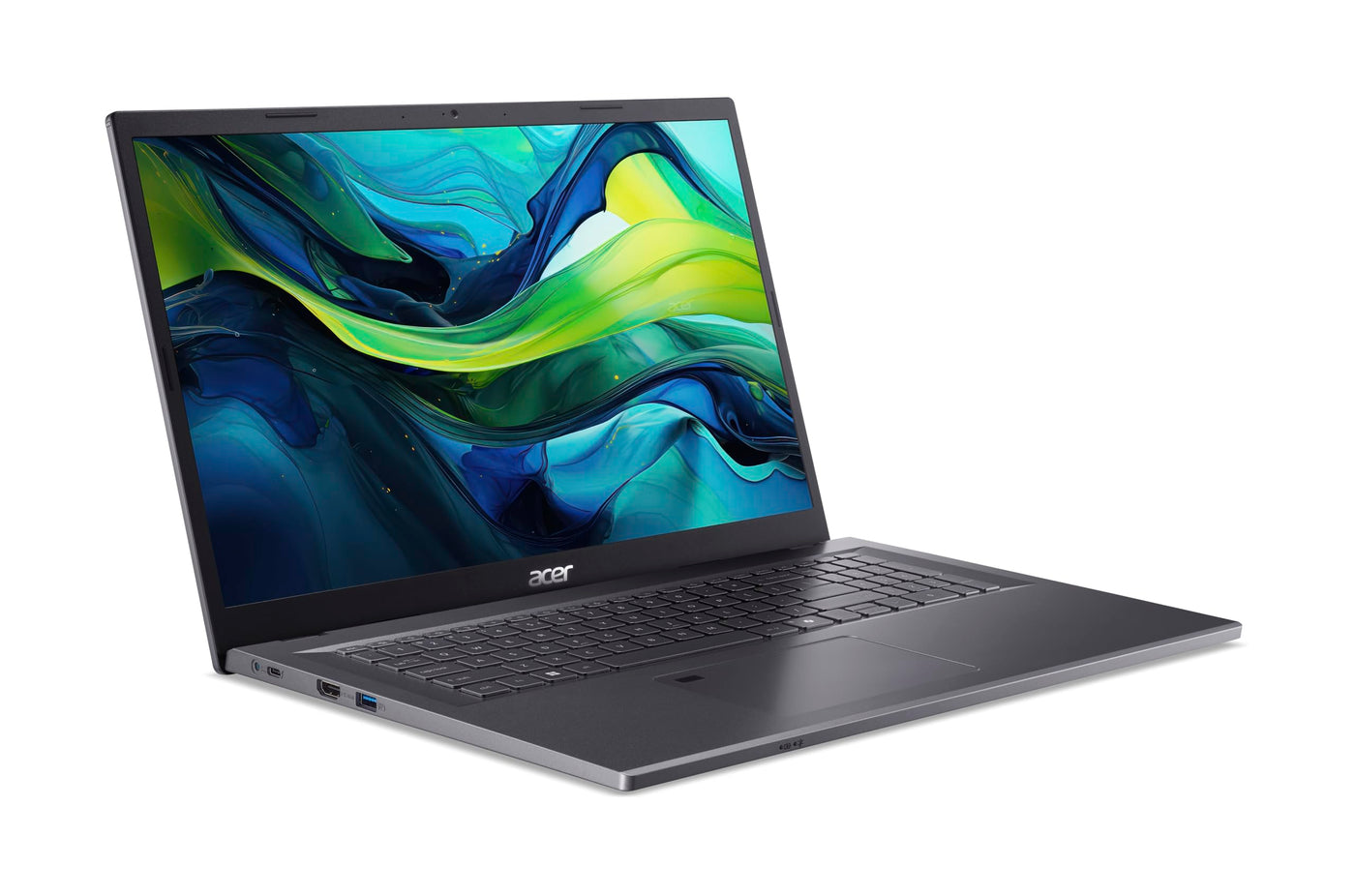 acer Aspire 17, A17-51GM, Laptop, 17,3 Zoll Full HD IPS Display, Windows11, Intel® Core™ 7 Prozessor 150U, 32GB DDR4 RAM, 1 TB SSD, NVIDIA® Geforce® RTX 2050, Steel Gray, QWERTZ Tastatur