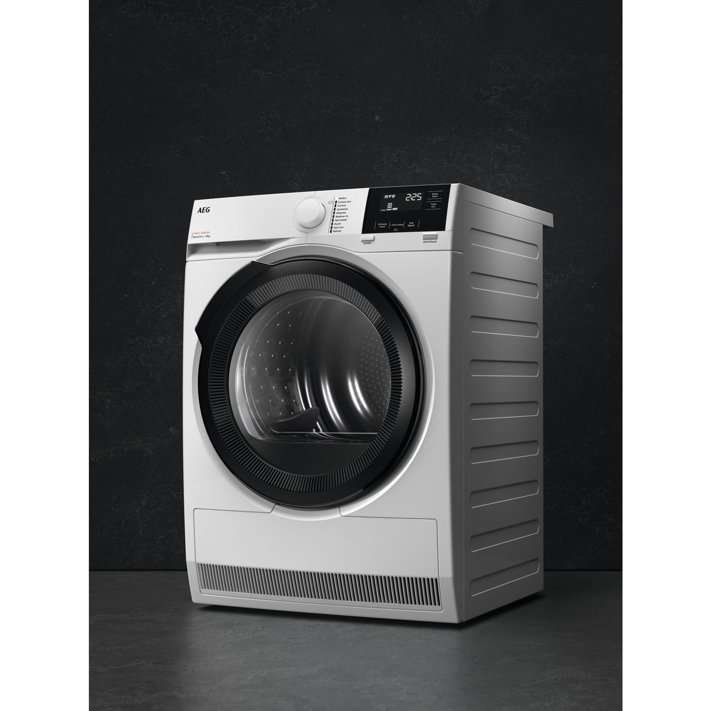 AEG Wärmepumpentrockner 9 kg| Serie 7000 SensiDry schonendes & energiesparendes Trockenverfahren| A+++| Mengenautomatik| Schontrommel| Knitterschutz | TR7T60690