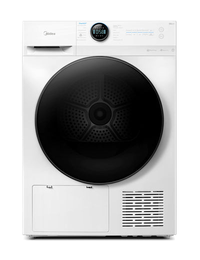 Midea MD20EH80WB-A3 Wärmepumpentrockner/ 8 kg/EEK A+++ / UV Hygience/Knitterschutz/Sanfte Pflege/Auto Dry/Wollpflege/Auffrischen/Fernsteuerung/Startzeitvorwahl/Weiß