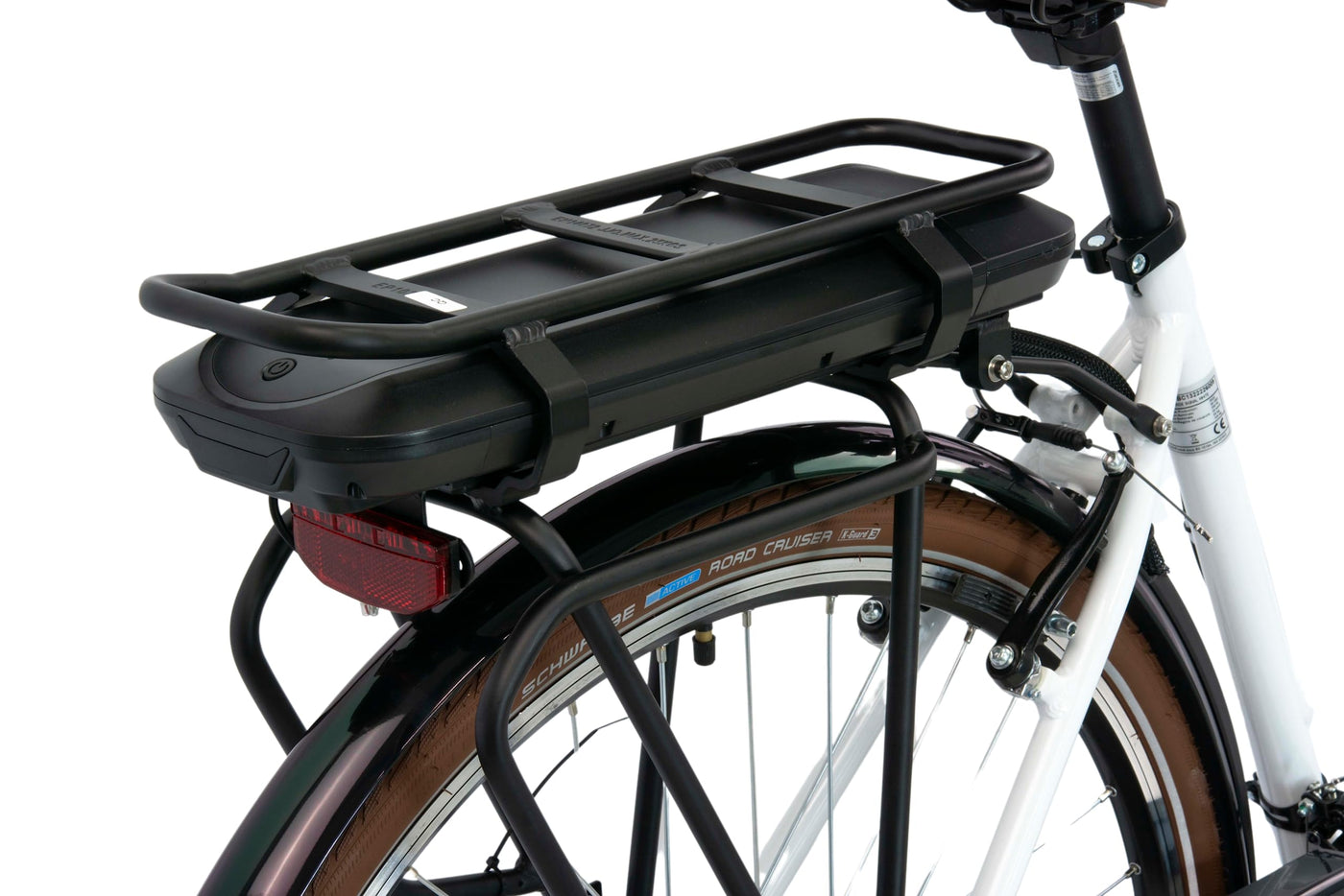 F.lli Schiano E-Ride, E Bike Trekking 28 Zoll, 36V 10.4Ah Abnehmbarer Akku, Motor 250W 40Nm, Trekking EBike für Herren/Damen, Weiss