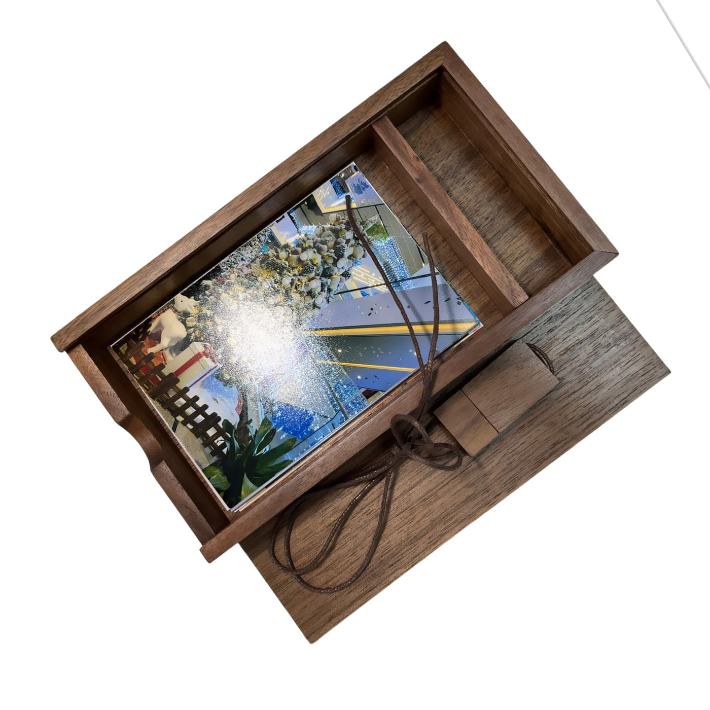 UFARID USB3.0 Flash-Laufwerk Pendrive Memory Stick USB Stick Speicherstick Data Datenspeicher Mit Holz Fotoalbum Fotobox Hochzeitsgeschenke (16GB)