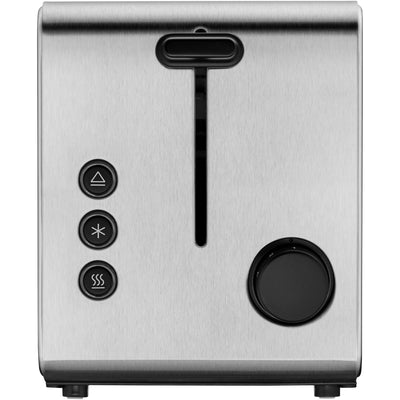 WMF Stelio Toaster 2 Scheiben Edelstahl, Doppelschlitz Toaster mit Brötchenaufsatz, Bagel-Funktion, 7 Bräunungsstufen, 900 W, Toaster edelstahl matt
