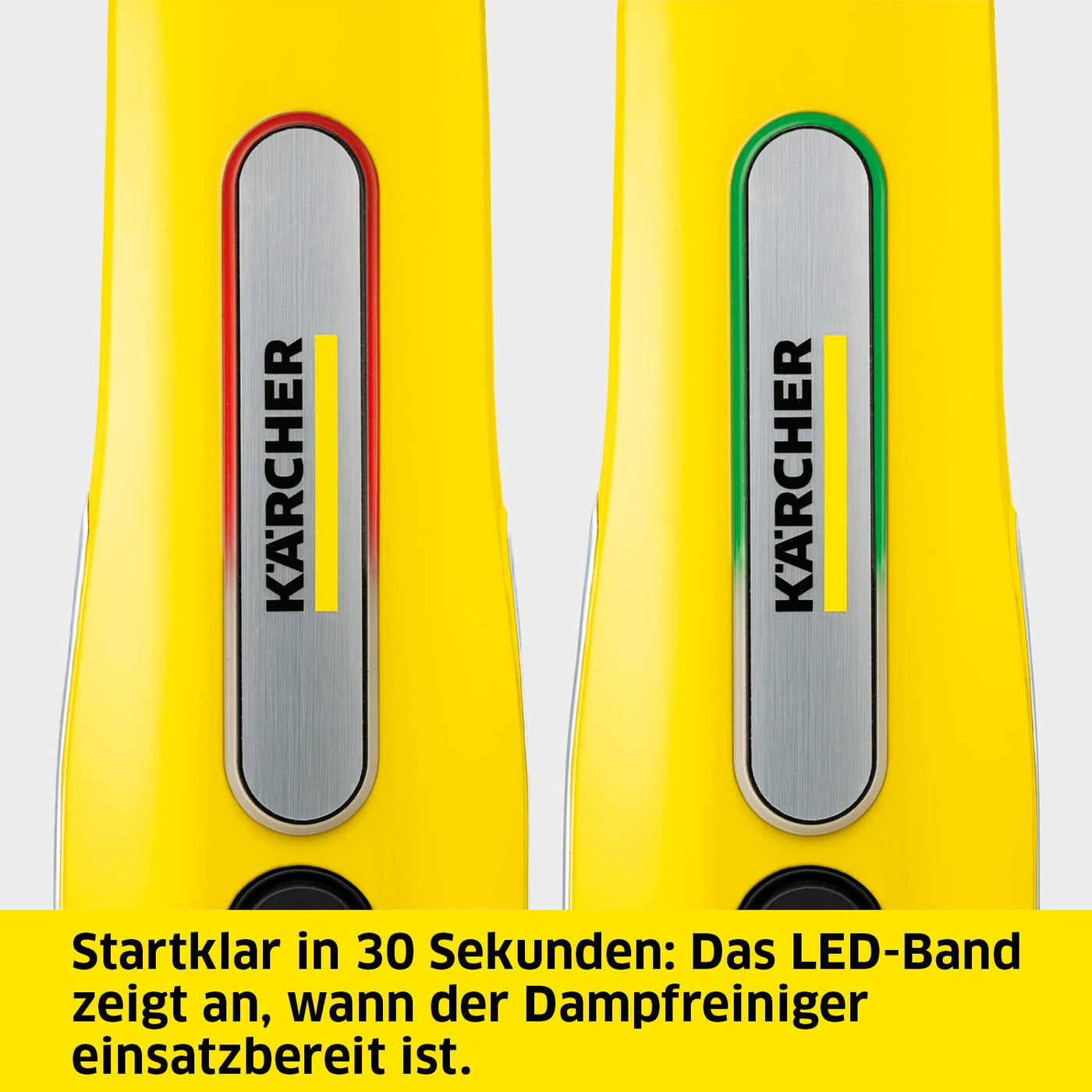 Kärcher Dampfreiniger SC 3 Upright EasyFix, Aufheizzeit: 0,5 min., Flächenleistung: ca. 60 m², Tank: 0,5 l, Heizleistung: 1.600 W, mit Bodendüse, Bodentuch, Teppichgleiter, Entkalkungskartusche