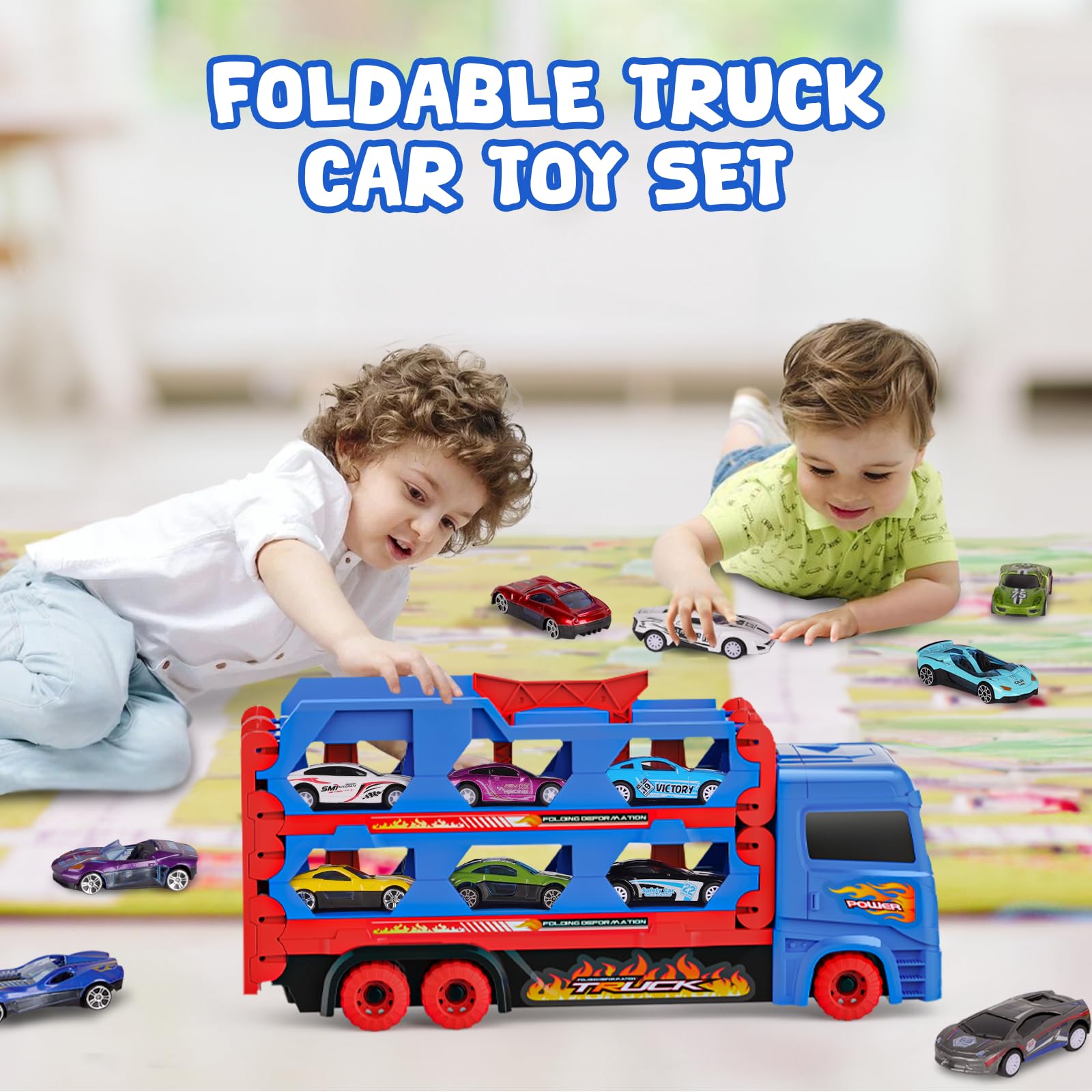 Transport Truck Spielzeugautos für Jungen Transport Truck Spielzeugautos für Jungen