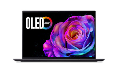 Acer Swift X 14 AI OLED (SFX14-61G-R4HP) KI Laptop, Copilot+ PC, 14" WQ2.8K OLED 120Hz Touch-Display, AMD Ryzen AI 9 365, 32GB RAM, 1TB SSD, NVIDIA GeForce RTX 5070, Windows 11, QWERTZ Layout