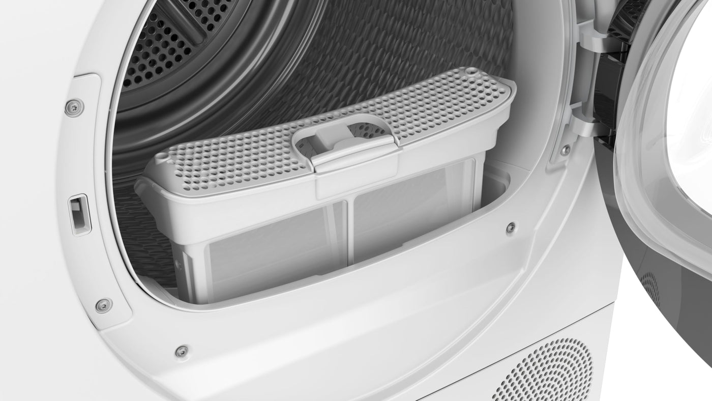 Siemens WQ35B2B30, Smarter iQ700 Wärmepumpentrockner für 1-8 kg Wäsche, Schnellprogramm, Schonende autoDry Trocknung, softDry Schontrommel mit Licht, Outdoor-Programm, directTouch Plus Display, Weiß