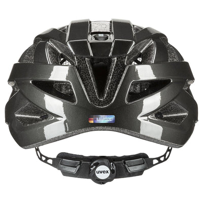 uvex air Wing - Leichter Allround-Helm für Damen und Herren - individuelle Größenanpassung - erweiterbar mit LED-Licht - Schwarz-grau -56-60 cm