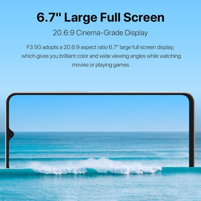 UMIDIGI F3 5G Smartphone Ohne Vertrag,8+128G Handy Ohne Vertrag,Android 12 Günstig Handy,6.7HD+ Display,48MP AI Kamera,5150mAh Akku Intelligent Mobiltelefon/Octa Core/Dual SIM/NFC/OTG (Roségold)
