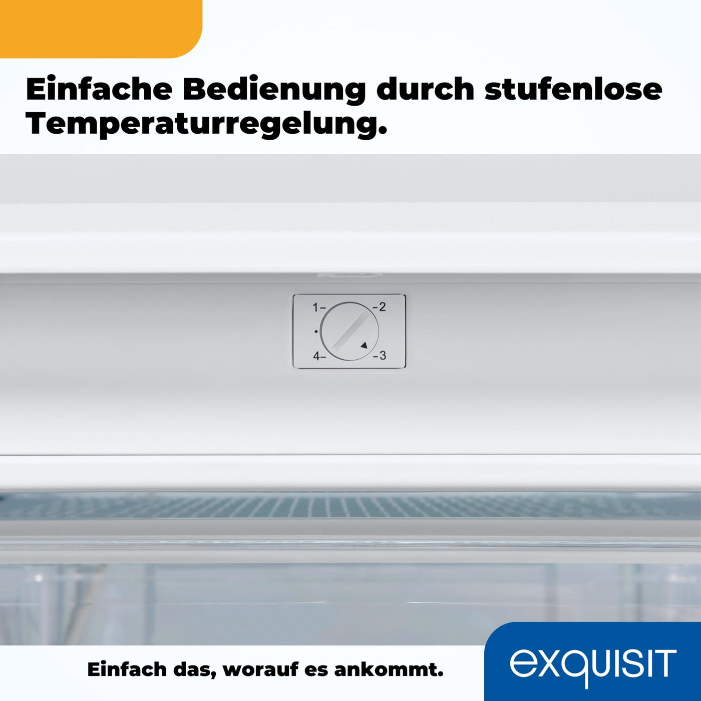 Exquisit Gefrierschrank, 4-Sterne-Gefrieren, Gefrierschrank klein, 86 Liter, Tiefkühlschrank, 55cm breit, kompakt, GS80-030E weiss