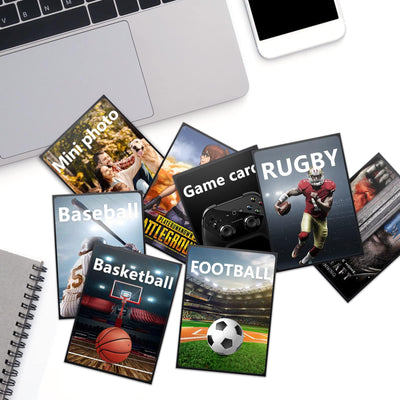 Mlikero 500 Stück Weiche Sammelkartenhüllen, 66 x 91 mm Standardgröße Sammelkarten Karten Hüllen, Perfekte Passform fit für Sammelkarten, Sportkarten (Schwarz)