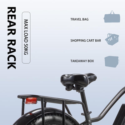 CEAYA Elektrofahrrad,E-Bike für Herren und Damen 26'' E-Mountainbike,48V20AH E Fahrrad,Pedelec Mit 𝟕-𝐆𝐚𝐧𝐠-𝐒𝐜𝐡𝐚𝐥𝐭𝐮𝐧𝐠,LCD Display,Fat Tire Elektro Fahrrad