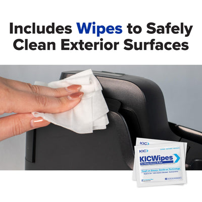 KICTeam ScannerCare Reinigungsset für RDM Check Scanner Maschinen (12 Karten & 12 Tücher) – RDM getestet & genehmigt