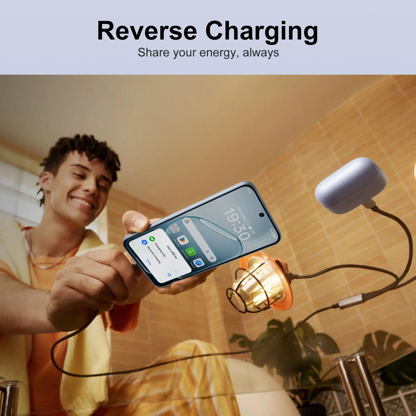 OPPO A6 Pro 5G 8+256GB AI Smartphone, Handy Android Ohne Vertrag, Batterie 6500mAh, 80W SUPERVOOC, Dimensity 6300 5G, Bildschirm 120Hz 6,57" AMOLED, IP69, AI-Kamera 50+2MP, NFC, Dual SIM, Blau