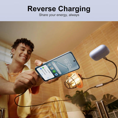 OPPO A6 Pro 5G 8+256GB AI Smartphone, Handy Android Ohne Vertrag, Batterie 6500mAh, 80W SUPERVOOC, Dimensity 6300 5G, Bildschirm 120Hz 6,57" AMOLED, IP69, AI-Kamera 50+2MP, NFC, Dual SIM, Blau