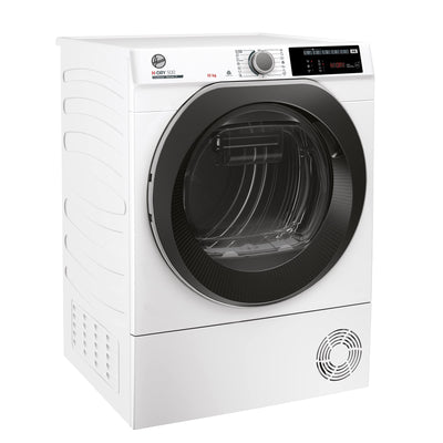 Hoover H-DRY 500 ND C10TSBE-S Kondenstrockner / 10 kg/Smarte Bedienung mit WiFi + Bluetooth/AquaVision-Kondenswasserbehälter mit optischer Füllanzeige direkt im Bullauge/Symbolblende