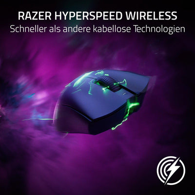 Razer DeathAdder V3 Pro - Leichte kabellose Ergonomische Esports-Maus (63g Leichtes Design, Focus Pro 30K Optischer Sensor, Mausschalter Gen-3, HyperSpeed Wireless) Schwarz