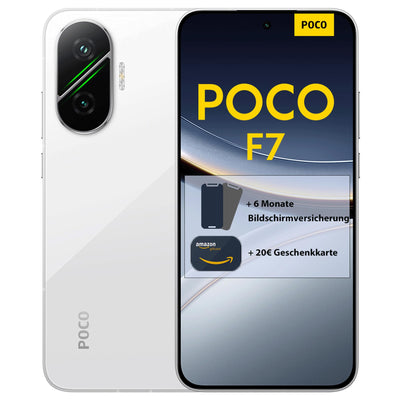 Xiaomi Poco F7 Smartphone, 12+512GB, Schwarz, Flaggschiff Snapdragon 8s Gen 4, 6500mAh Akku, 50MP Sony-Kamera mit OIS, 6,83" 1.5K 120Hz AMOLED-Display (Kein Netzadapter enthalten)
