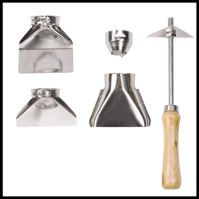 Einhell Heißluftpistole TH-HA 2000/1 (2000 W, 2 Temperaturstufen 350°/550°, Überhitzungsschutz, inkl. 4 Düsen und Farbkratzer)