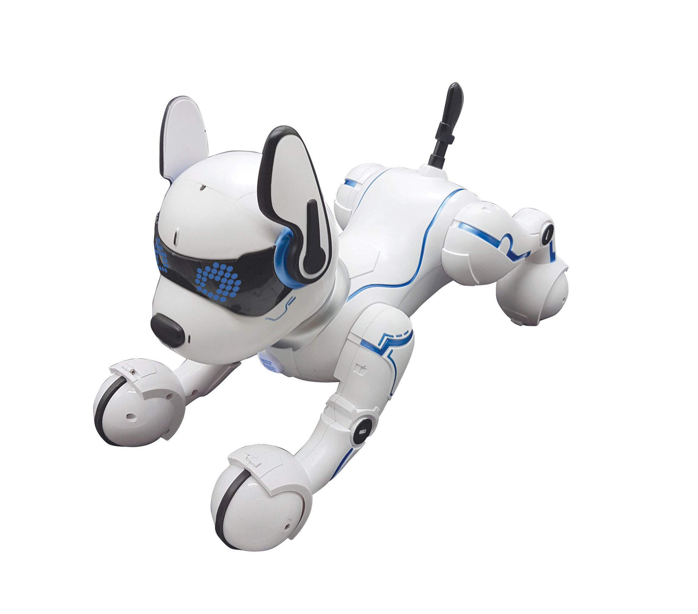 Lexibook Power Puppy - Mein Roboterhund zum Trainieren - Programmierbarer Roboter mit Fernbedienung, Dressurfunktion, Gestensteuerung, Tanz, Musik, Lichteffekte - DOG01