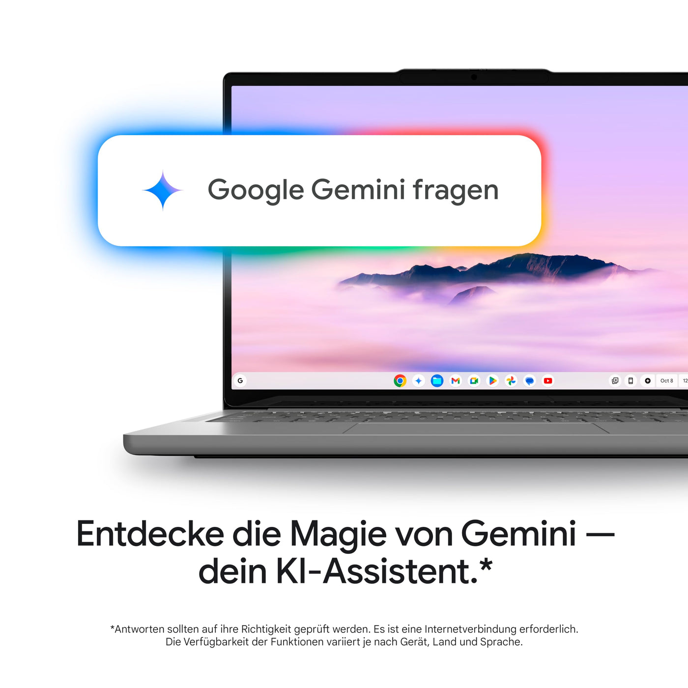 ASUS Chromebook Plus CX14 CX1405CTA Laptop | 14" FHD 16:9 IPS Display | Intel Core 3-N355 | 8GB RAM | 128GB eMMC | Intel UHD | ChromeOS | QWERTZ | Rock Grey