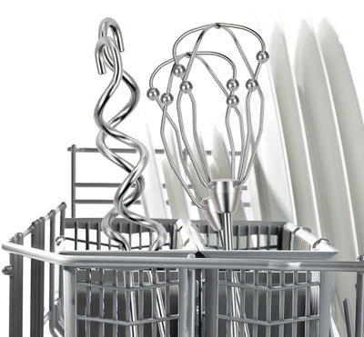 Bosch Handrührer Styline MFQ4835DE, 2x2 Rührbesen, 2 Edelstahl-Knethaken, spülmaschinengeeignet, 575 W, weiß