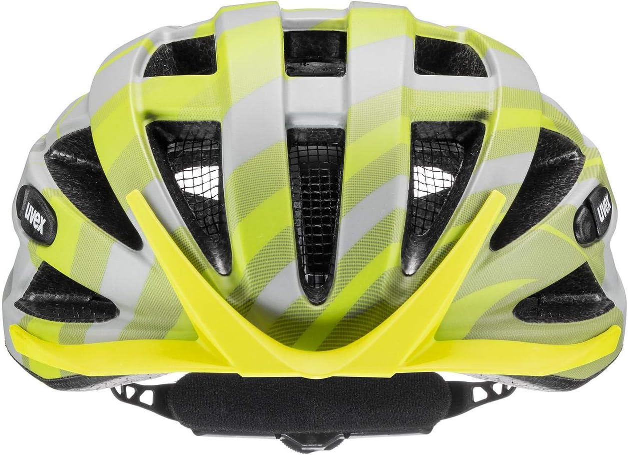 uvex air wing cc - leichter Allround-Helm für Damen und Herren - individuelle Größenanpassung - waschbare Innenausstattung - grey - lime matt - 52-57 cm