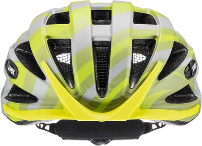uvex air wing cc - leichter Allround-Helm für Damen und Herren - individuelle Größenanpassung - waschbare Innenausstattung - grey - lime matt - 52-57 cm