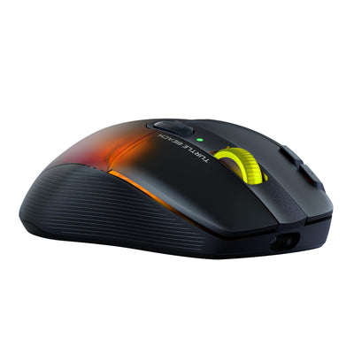 Turtle Beach Kone XP Air – Kabellose, anpassbare und ergonomische RGB-Gaming-Maus, Bluetooth, optischer Sensor 19K DPI, bis zu 100-Stunden-Akku und Ladestation - Schwarz