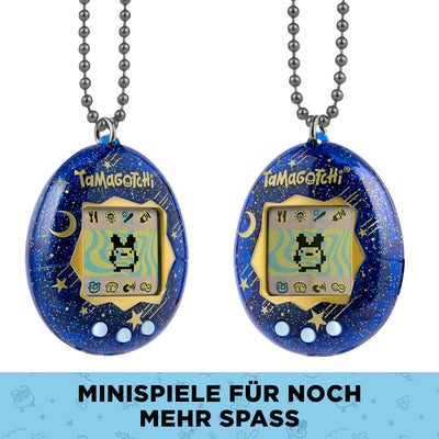 Bandai - Tamagotchi - Tamagotchi Original - Starry Night - Elektronisches virtuelles Tier mit Farbdisplay, 3 Tasten und Spielen - Interaktives Tier auf Deutsch - Kinderspielzeug ab 8 Jahren - 42970