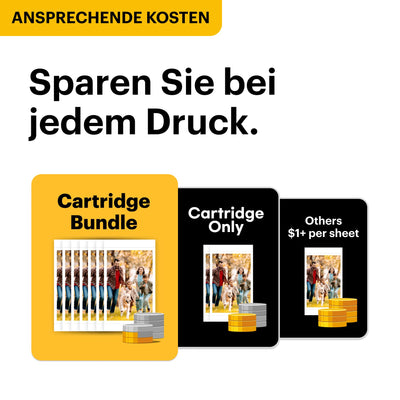 KODAK Dock Plus 4PASS Mobiler Fotodrucker (10x15cm) + Paket mit 90 Blatt