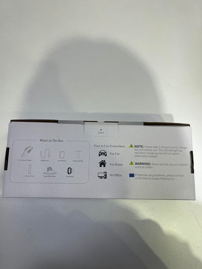 TANYO Handstaubsauger Akku, 12000Pa Handstaubsauger Kabellos 2000mAh Batterien Autostaubsauger Stark mit Waschbar HEPA Filter, Mini Staubsauger für Auto, Küche, Haus, Tierhaare Eisenhaltig