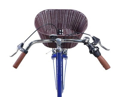 Wildtrak - Stahl-City-Bike, Erwachsene, 26 Zoll, 6-Gang, Shimano-Schaltung - Dunkelblau