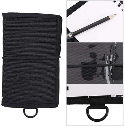 Keenso Scuba Diving Notebook Wasserdichtes Unterwasser-Schreibtablett Schreibtafel Wasserdichtes Papier Milchbuch mit Bleistift