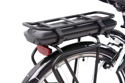 F.lli Schiano E-Moon 28 Zoll E-bike Pedelec , electric Fahrrad für Herren / Damen bis 25 km/h und mit guter Reichweite , Elektrofahrräder mit Gepäckträger , Damenfahrrad mit Motor Akku Nexus 7