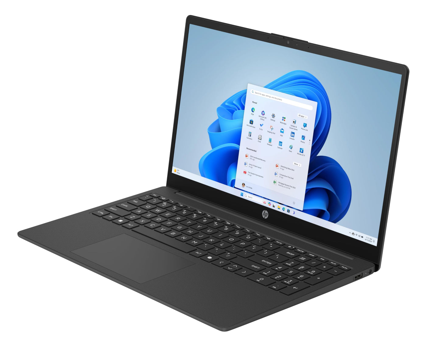 HP Laptop | 15,6" FHD Display | Intel Core i3-N305 | 8 GB DDR4 RAM | 512 GB SSD | Intel UHD Graphics | Windows 11 Home | QWERTZ | Jet Black