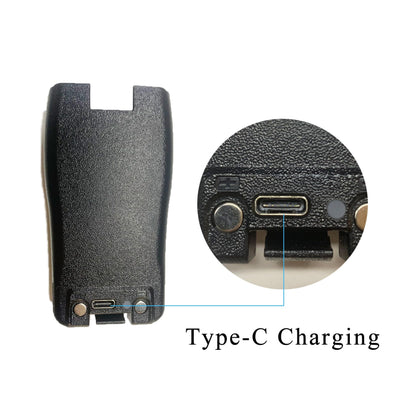 Walkie Talkie PMR446 lizenzfreies Zwei-Wege-Funkgerät, pofung PT88E 16 Kanäle Professionelle wiederaufladbare mit großer Reichweite USB-Ladestation und Hörmuscheln Schwarz 4 Stück