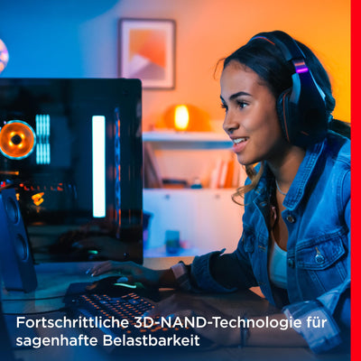 SanDisk Ultra 3D 4 TB SSD interne Festplatte ( 2,5 Zoll, stoßbeständig, 3D NAND-Technologie, n-Cache 2.0-Technologie, 560 MB/s Übertragungsraten) Schwarz