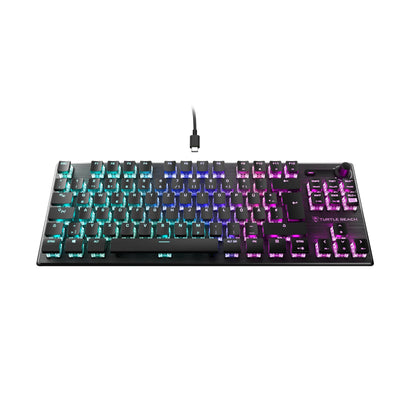 Turtle Beach Vulcan TKL – mechanische Titan Switch PC-Gaming-Tastatur mit AIMO RGB-Beleuchtung und eloxierter Aluminium-Abdeckplatte