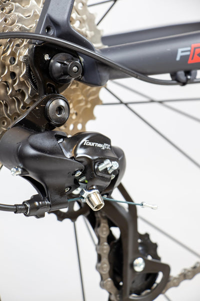 HEAD Troy II Mountainbike, Schwarz matt/rot, 46 cm