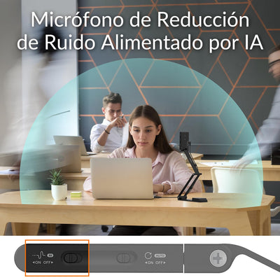 Innex DC500, Tragbare 13MP 4K USB Dokumentenkamera und Webcam, Rauschunterdrückungsmikrofon, Dualer Autofokus, Auto-Flip, Unterstützt Win/Mac/Chromebook, Für Fernunterricht und -lehre