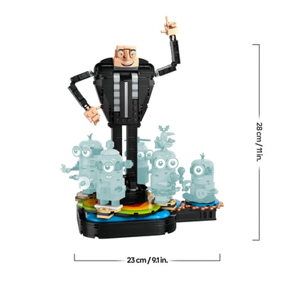 LEGO Ich – Einfach unverbesserlich 4 Gru und die Minions Steinen, tanzende Spielzeug-Filmfiguren zum Bauen, Spielen und Ausstellen, Geschenk für Jungen und Mädchen 75582