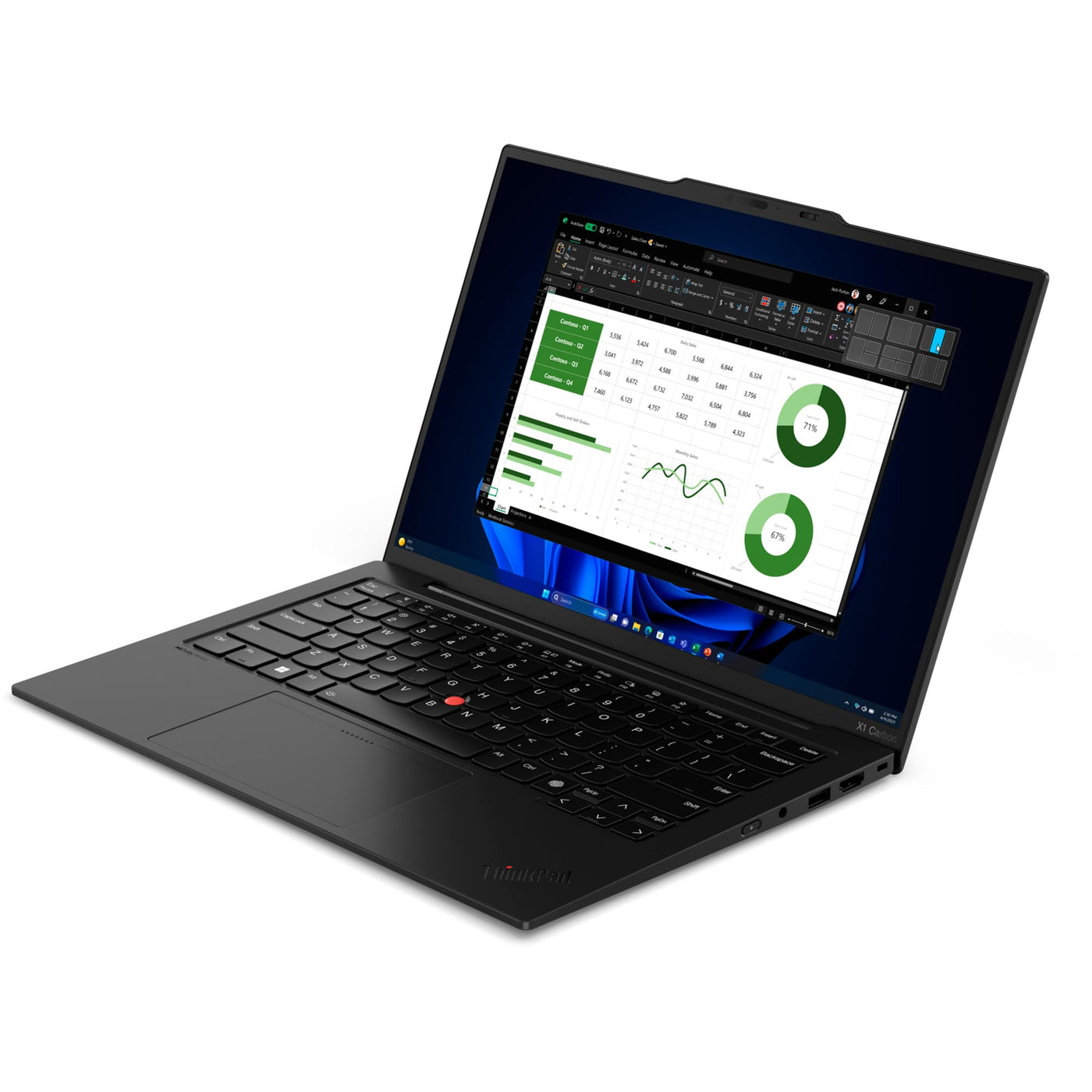 Lenovo ThinkPad X1 Carbon Gen 12 21KC - Intel Core Ultra 7 155U / 1.7GHz - Evo - Win11 Pro - Intel Graphics - 32GB RAM - 1TB SSD - 14" IPS 1920 x 1200 - Wi-Fi 6E, Bluetooth - 5G